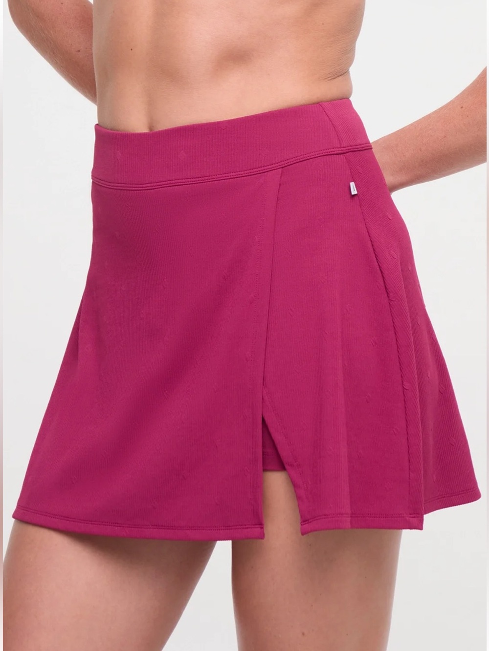 Marika Ellie Rib Skort - Beaujolais (Red Wine)